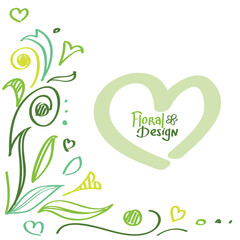 Spring greeting card