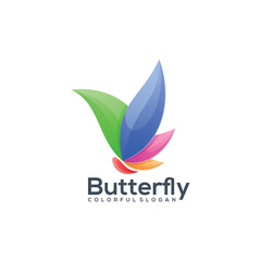 Butterfly logo design