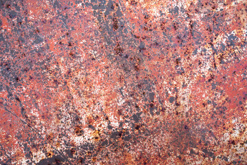 rust texture. rust texture colored in red. Background colored red. Background of standby paint in...