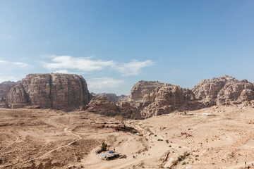 Wadi Musa archeological site Petra in Jordan
