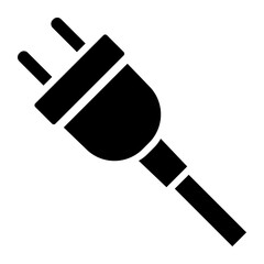 Electric plug and appliances icon