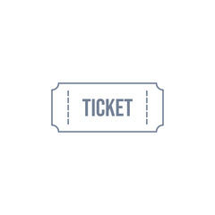 Ticket Icon Vector Illustration Logo Template