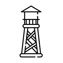 tower line icon