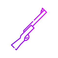 shotgun gradient icon