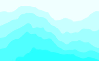 blue sky gradient abstract wave background