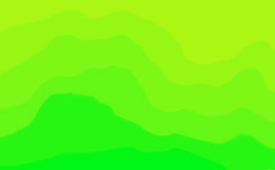 green gradient abstract wave background