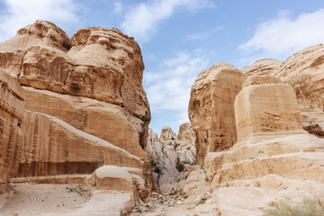 Wadi Musa archeological site Petra in Jordan