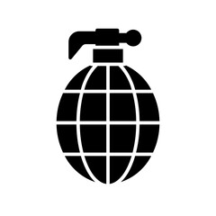 grenade glyph icon