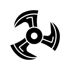 ninja blade glyph icon © wahyu