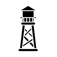 tower glyph icon