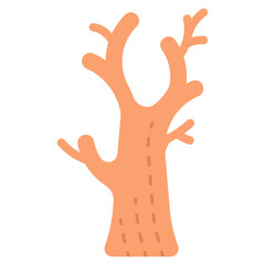 withered tree illustration