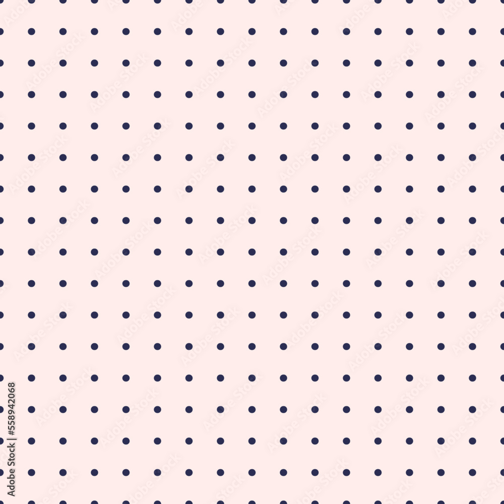 Poster polka dots or bullet journal texture. seamless monochrome pattern. dotted background. soft abstract 