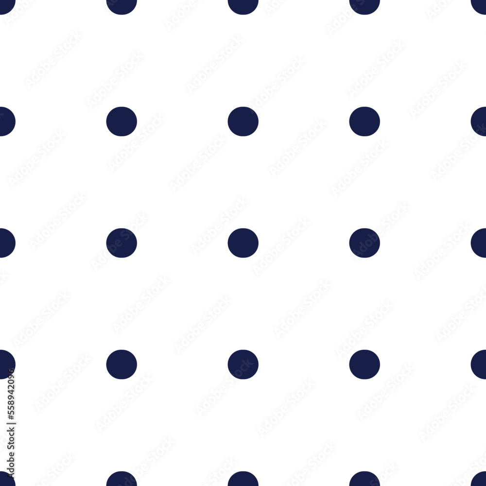 Poster polka dots or bullet journal texture. seamless monochrome pattern. dotted background. soft abstract 