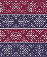 Knitted seamless pattern background vector illustration