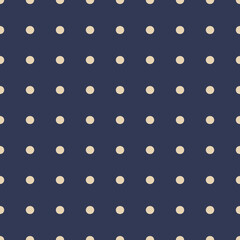 Polka dots or bullet journal texture. Seamless monochrome pattern. Dotted background. Soft abstract geometric pattern.