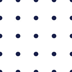 Polka dots or bullet journal texture. Seamless monochrome pattern. Dotted background. Soft abstract geometric pattern.