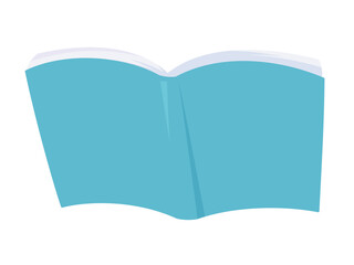 開いた本の背表紙のイラスト