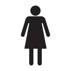 woman icon vector illustration sign