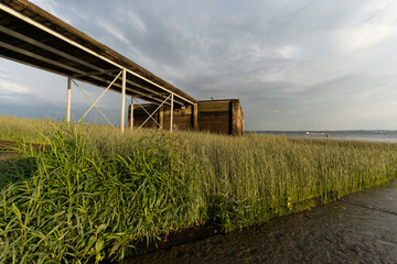 Obraz premium Le quai de l'anse du cap-rouge