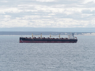 a ship at Port Elizabeth anchorage