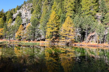 The Lake Silvaplana is a lake in the Upper-Engadine valley of Grisons in Switerland