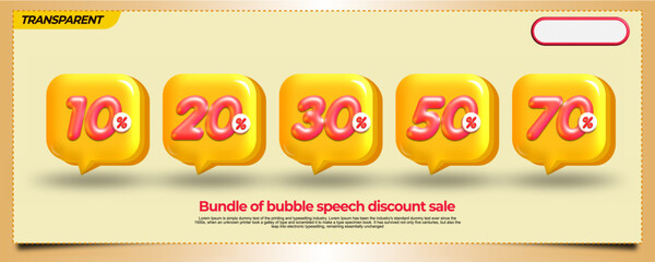 vector tag sale discount 10%.20%,30%,50%,70% price flashsale, special offer, red, orange, yellow colors