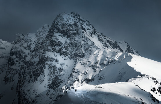 Fototapeta Zima w górach
