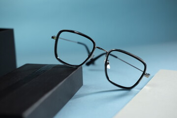 Fototapeta na wymiar Eyewear frames fashion sunglasses eyeglass optics optical photo shades lunettes