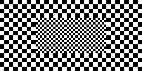 Base lens distortion grid with nested smaller grid and XO - 8x4 inches- Checkerboard image background for VFX camera distortion