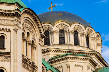 Cathedral Saint Alexander Nevski in Sofia, Bulgaria