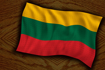 National flag  of Lithuania. Background  with flag of Lithuania.