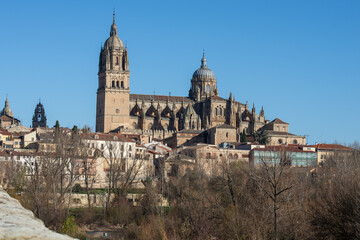 Fototapeta na wymiar Salamanca, Spain, a fast tour through the old university city