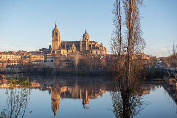 Obraz na płótnie Canvas Salamanca, Spain, a fast tour through the old university city