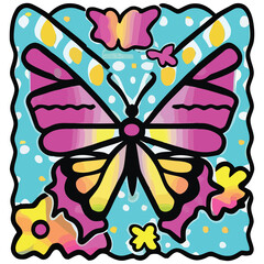 Butterfly Image With Transparent Background - Colourful PNG Clipart 