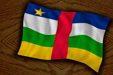 National flag ofCentral Arican Republic. Background  with flag ofCentral Arican Republic