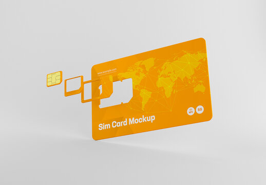 Sim Card Mockup