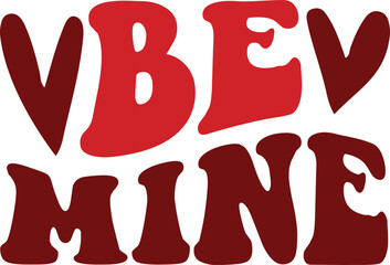 Be mine vector arts design