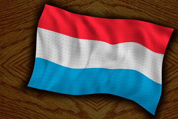 National flag of Luxembourg. Background  with flag  of Luxembourg