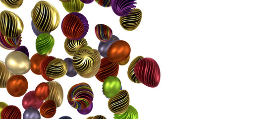 Hand painted easter eggs