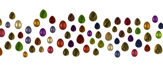 colorful easter eggs