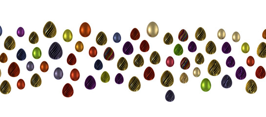 colorful easter eggs