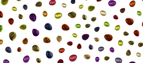colorful easter eggs
