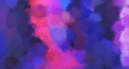 sfondo digitale con macchie di colore in stile acquerello con colori vibranti fucsia e blu elettrico ideale come texture o sfondo - obrazy, fototapety, plakaty