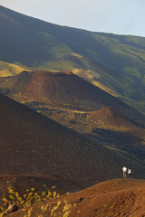 Minor crater of Etna volcano, Sicily, Italy