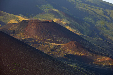 Minor crater of Etna volcano, Sicily, Italy
