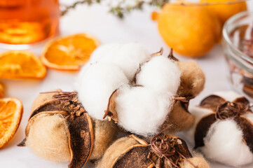 天然のコットンボール