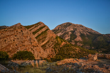 Mountains seen from Stari Bar, Montenegro