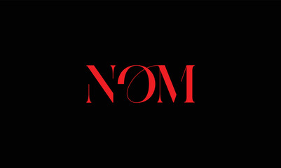 NOM Letter logo design,
NOM vector logo, 
NOM with shape, 
NOM template with matching color,
NOM logo Simple, Elegant, 
NOM Luxurious Logo,
NOM Vector pro,
NOM Typography,
