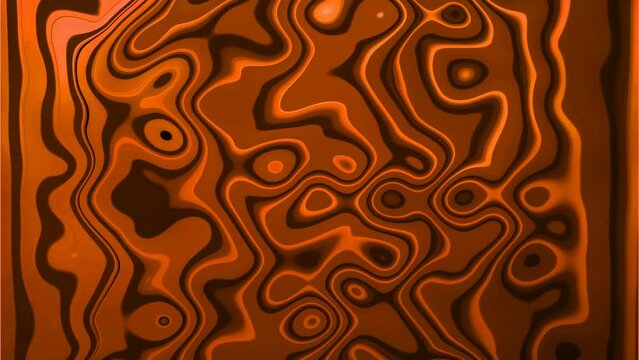 abstract Brown color wave pattern motion shiny liquid texture background