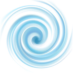 Vector background of blue swirling water texture